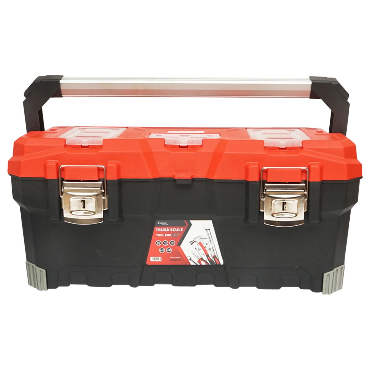 Cutie pentru scule profesionala cu maner aluminiu 676x314x300mm Breckner Germany